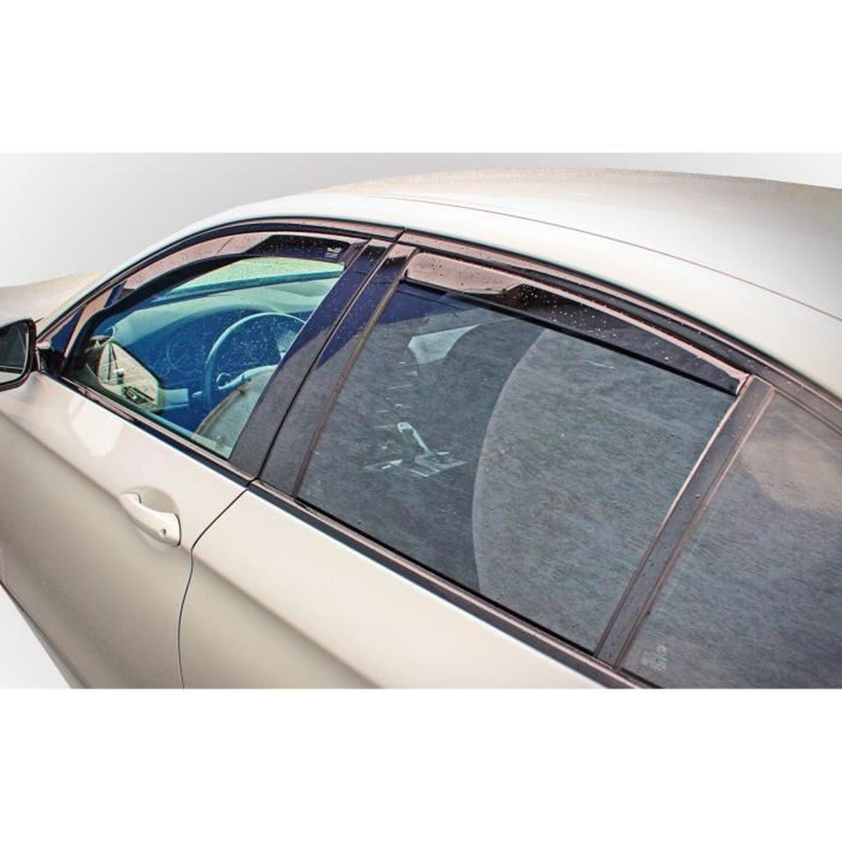Deflecteur Auto | Deflecteurs d'Air déflecteurs de vent Compatible avec Renault ...
