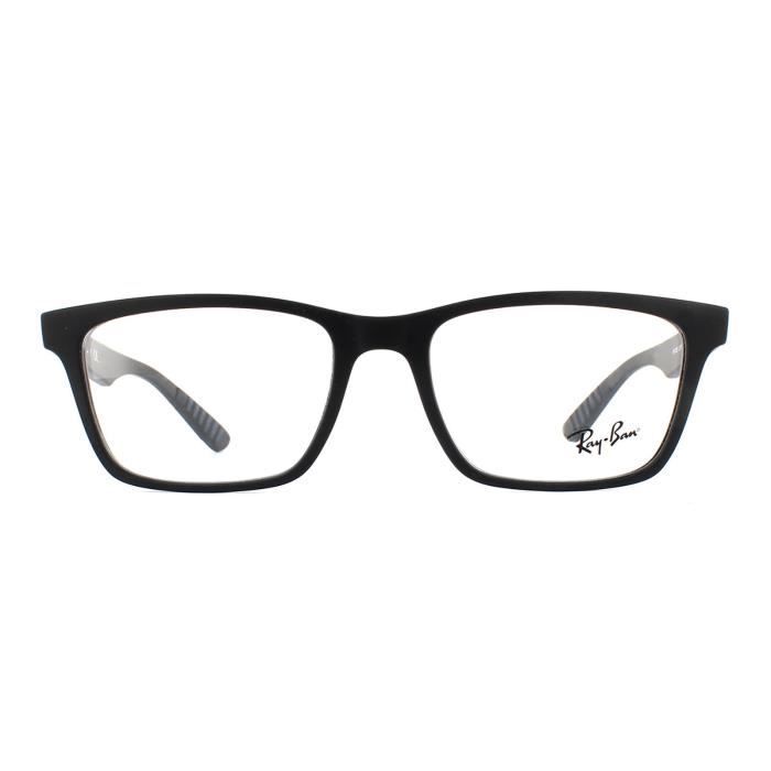 Matte black ray ban eyeglasses discount