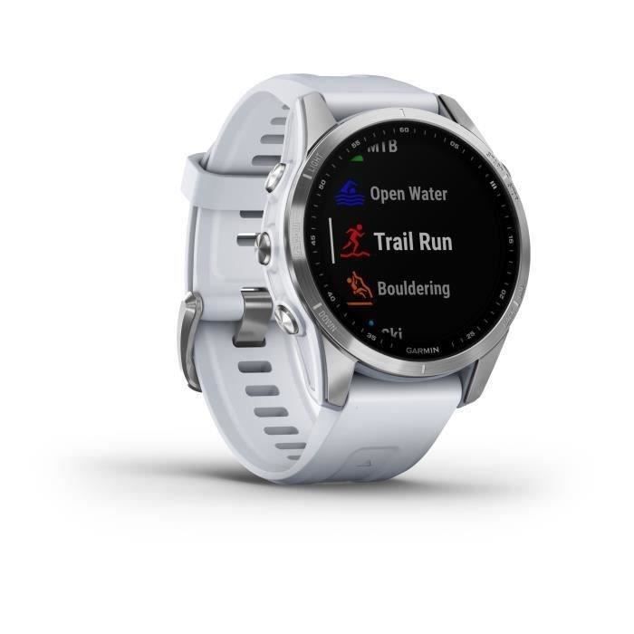 Montre GPS connectée - GARMIN - Fēnix 7S Solar - Gris avec bracelet noir -  Cdiscount Téléphonie