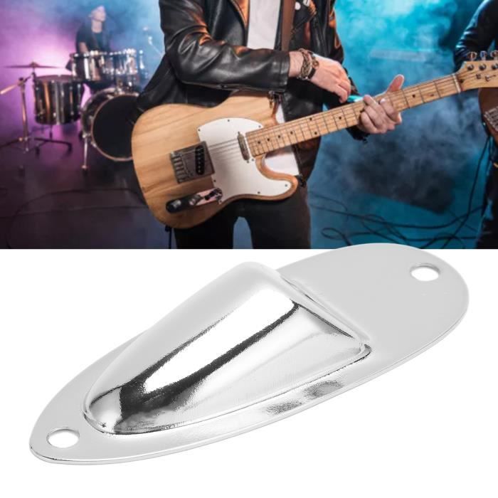 Plaque De Contrôle Pré-câblée 3 Voies Avec Prise Jack Pour Guitare TL Telecaster - Chromé