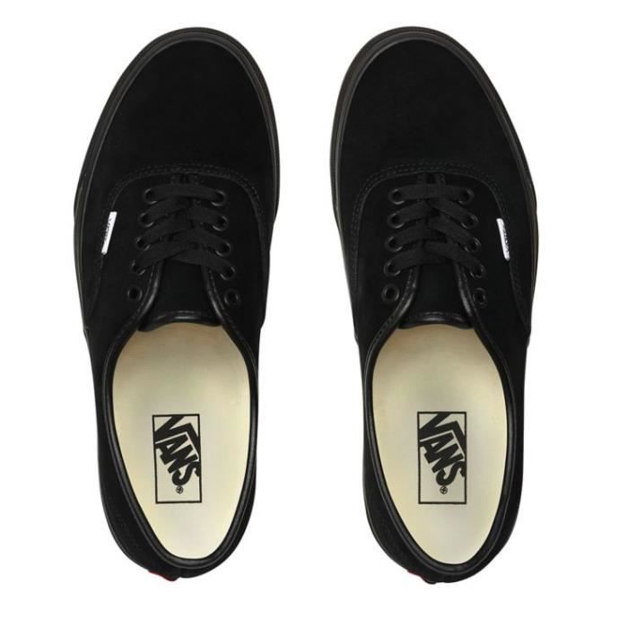 Baskets VANS authentic noir VN0A2Z5I18L Cuir Lacets Mixte