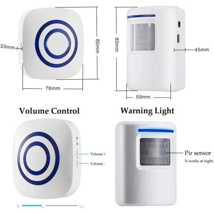 Detecteur de mouvement sans fil