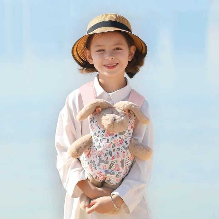 GAGAKU Porte-bébé pour poupée Porte-bébé en Peluche pour Petites Filles -  Flamant Rose : : Jeux et Jouets