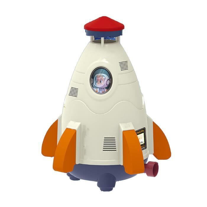VIPNAJI Fusée Plastique Kit,Lanceur de Fusée,avec 6 roquettes en