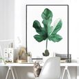 Affiche de plantes tropicales de Style scandinave, feuilles vertes, tableau décoratif mural, peintur 30x40cm (No frame) -XUNI34435-2