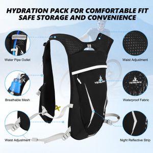 D Hydratation Sac A Dos Footing Sac Hydratation Running Cdiscount