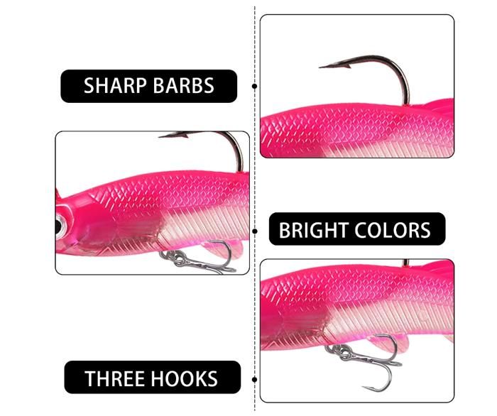 Kit De 107 Leurres De Pêche Carnassiers Avec Boîte De Rangement - Leurres Souples Pour Pêche En Mer Et Eau Douce