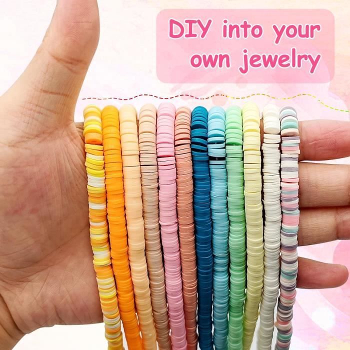 Lot De 100 Perles En Forme De Têtes D'animaux, Perles En Argile Polymère Colorée En Plastique PVC Pour La Fabrication De Bracelets, Breloques Pour La Fabrication De Bijoux, Colliers, Boucles