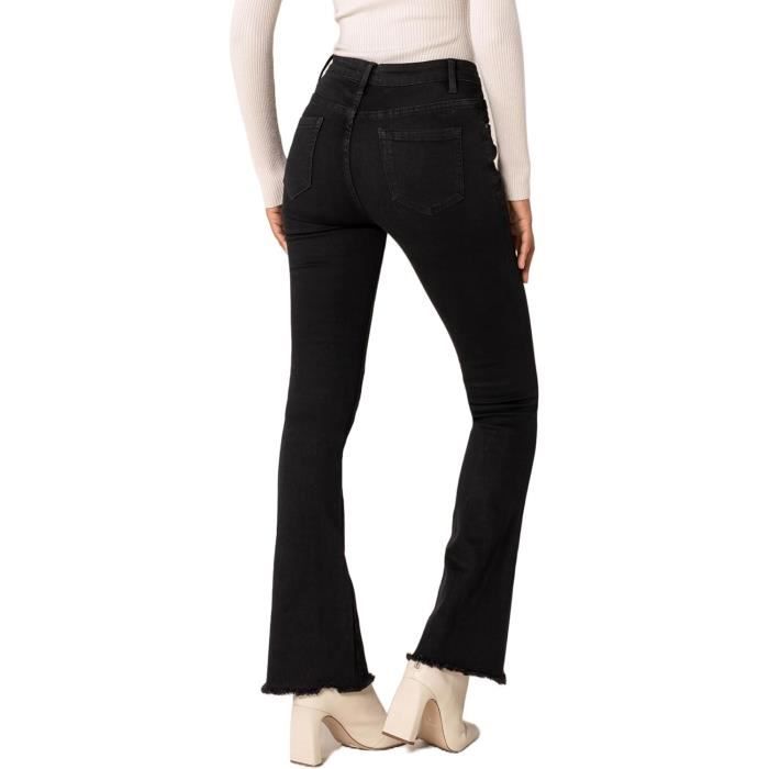 Jean noir usé femme store