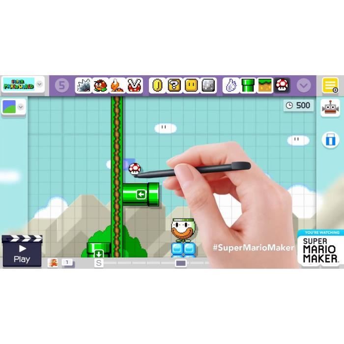 Console wii u pack super mario maker édition limitée - Consoles