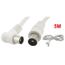 Pal Male A Male Tv Plomb Blinde Cable Coaxial D Antenne 5m 16 4ft Blanc Cable Tv Video Son Avis Et Prix Pas Cher Cdiscount