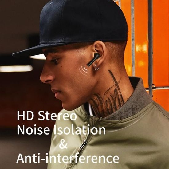 QCY T5 Écouteurs Bluetooth V5.0 Sans Fil Toucher Contrôle Stéréo HD Parler  Écouteurs Avec 380mAh Boîte De Charge - Cdiscount TV Son Photo