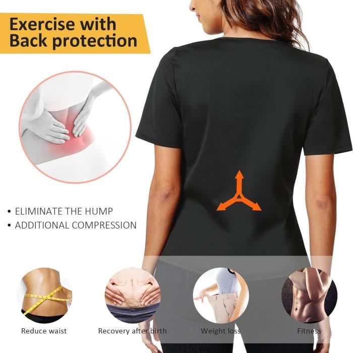 Vetements de Sudation Femme Haut de Sudation Vetement Neoprene