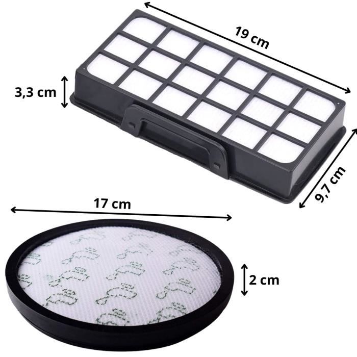 Filtro Separatore Per Aspirapolvere Rowenta RS-RT900574 – Compatibile Con Compact Power Zyclon RO3731, RO3786, RO3753, RO3798 (marca Daniplus)