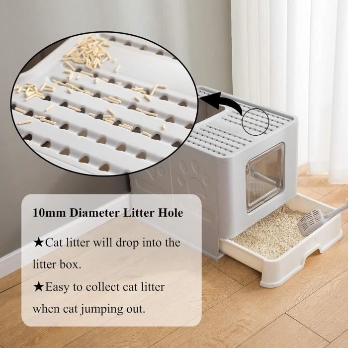 Lettiera Per Gatti Chiusa Grande - Toilette Per Gatti Con