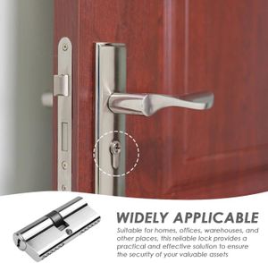 Cylindre de serrure 40/50 mm Pour serrure de porte d'entrée avec 3 clés - Modèle EC-90 (40/50