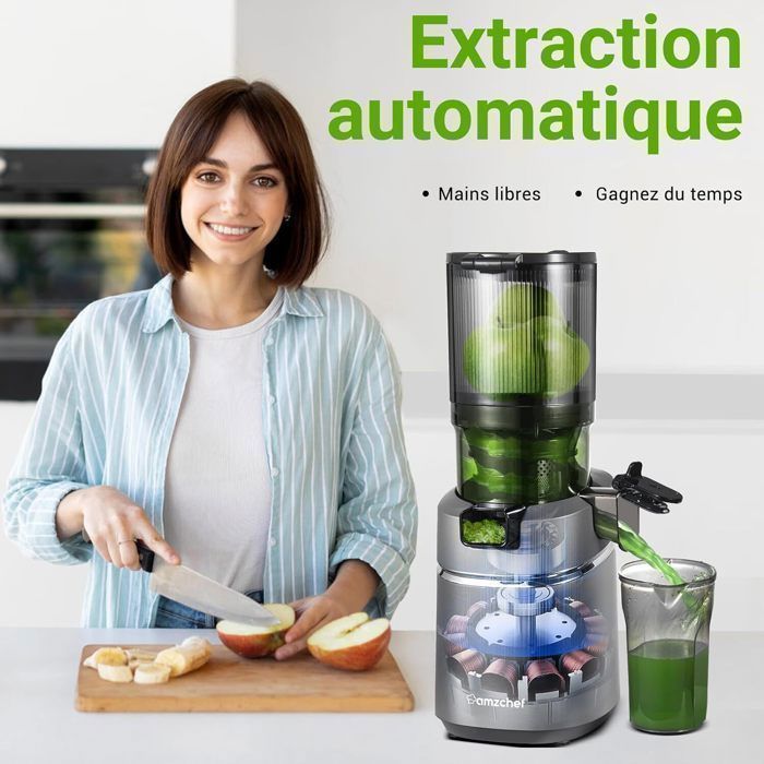 Extracteur de Jus de Fruits et Légumes AMZCHEF avec Goulotte d — free download