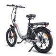 Vélo électrique pliable FAFREES F20 - Batterie 36V16Ah - Moteur 250W - SHIMANO 7 Vitesses - 20" VTT - Gris-0