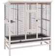 Ferplast cage à oiseaux Wilma Large 131,5 x 67 x 153 cm bois brun-0