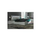 MEUBLORAMA Lit design avec LED + 2 chevets PANAREA.