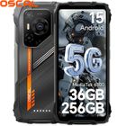 5G Téléphone Portable Incassable OSCAL PILOT 3 Android 15 6.78" 36Go+256Go/SD 2To 50MP+32MP 7500mAh Dual SIM,Face ID,NFC - Noir