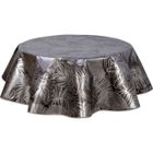 CPM - Nappe ronde en toile cirée design Vitali - Diam. 135 cm - Noir