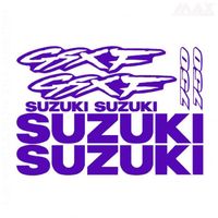 8 sticker GSX F – VIOLET – sticker SUZUKI GSXF 750 - SUZ421