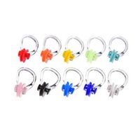 Lot De 7 Pince-nez Flottants Avec 7 Bouchons D'oreilles – Silicone, Multicolore, Boîtes Individuelles