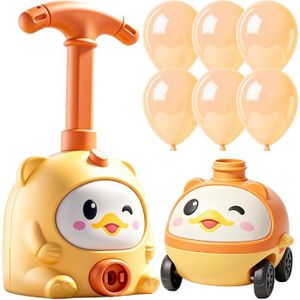 Voiture Ballon et Pompe Jouet Set,Jeu de Course | Jouet Voiture Ballon Animal Propulsé Par Air,pour Éducation Précoce Divertissement Anniversaire Jardin et Plein Air Petits