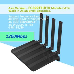 MODEM - ROUTEUR 1200 Mbps UE Asie - routeur double bande wi-fi 4G 