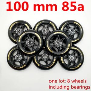ROUE DE GLISSE URBAINE 100 mm ABEC-9 - roller wheels A 8 pieces - lot