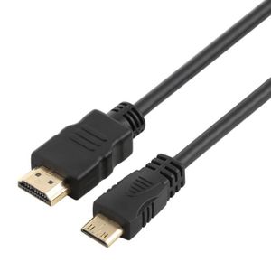 CÂBLE TV - VIDÉO - SON (#23) 1.5m Mini HDMI to HDMI 19Pin Cable , 1.3 Ver