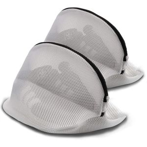 Yoassi Lot de 2 Sac de Lavage pour Chaussure Filet /à Linge avec Fermeture /Éclair pour Machine /à Laver Sac /à Linge en Maille Haute Qualit/é