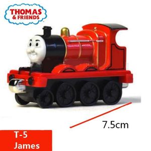 ASSEMBLAGE CONSTRUCTION couleur James Jouet Thomas et ses amis authentiques, modèle de rôle de Train en métal et plastique, piste mag