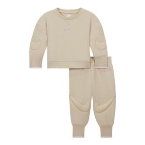 SURVÊTEMENT Survêtement bébé Nike ReadySet - Beige - Manches l