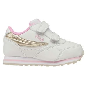 BASKET Chaussure Bébé Fille FILA - Orbit Velcro - Blanc -