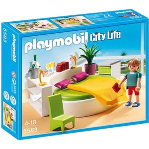 UNIVERS MINIATURE PLAYMOBIL 5583 City Life - Chambre avec Lit Rond
