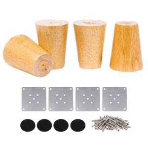 Forme inclinée ou droite 4 pieds de canapé en hêtre Hauteur : 8-45 cm Pieds en bois Pieds en bois Forme inclinée ou droite 4 pieds de canapé en hêtre Hauteur : 8-45 cm Pieds en bois Pieds en bois
