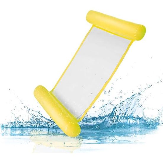 Hamac Flottant Gonflable de Piscine - Chaise Longue Matelas d'été pour Adultes, A195 - couleur et design aléatoire