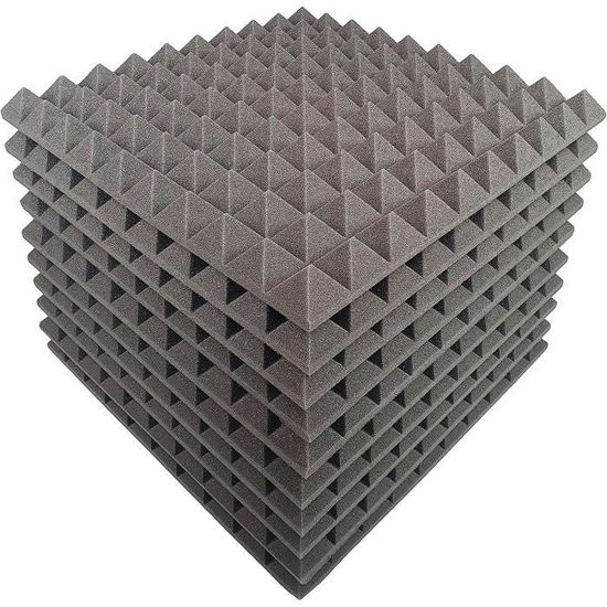 Mousse Acoustique Autocollante 100x200x4cm - Isolation Phonique Studio Et Salle De Jeux
