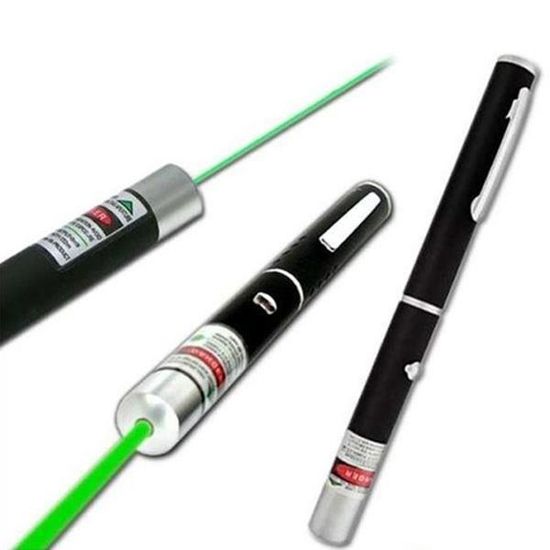Stylo Laser Professionnel Pro - Classe II - Vert - USB - Lumière