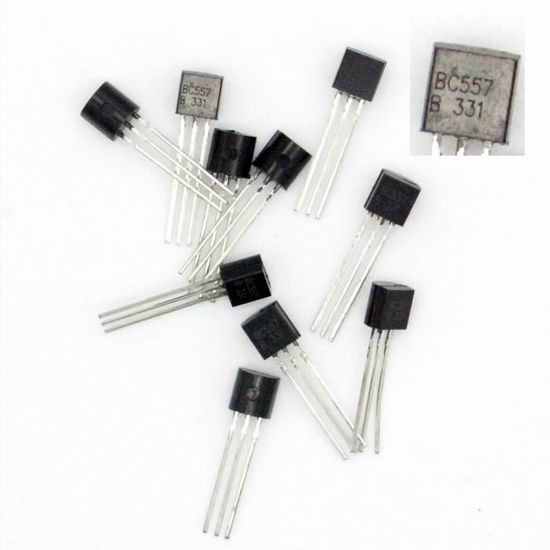 Componenti Elettronici 2N5460 10 Transistor JFET 2N5460 Canale P TO-92 - Per Circuiti Audio E Amplificatori J 4 Black Cat