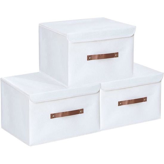 Vert, 38x25x25cm Livres Jouets pour Serviettes Vêtements et Ainsi de Suite Pliable en Tissu de avec Couvercle Yawinhe Lot de 3 Boîte de Rangement Vert, 38x25x25cm Livres Jouets pour Serviettes Vêtements et Ainsi de Suite Pliable en Tissu de avec Couvercle Yawinhe Lot de 3 Boîte de Rangement
