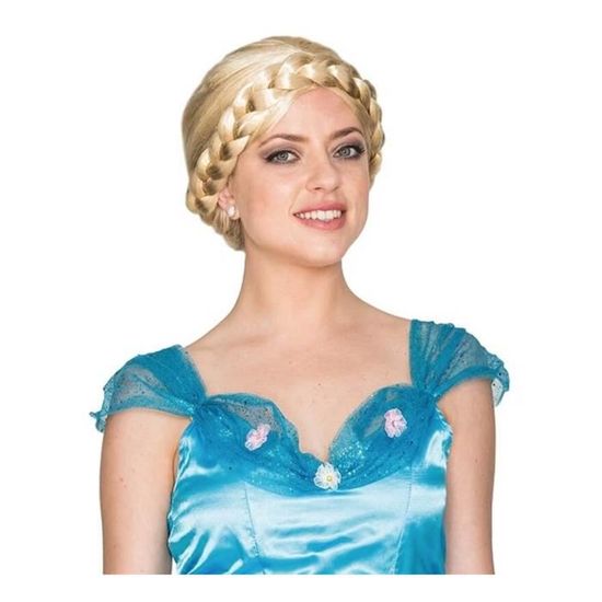 perruque blonde avec tresses
