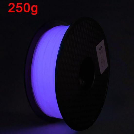 Filament lumineux PLA violet vert bleu arc-en-ciel Sublimation