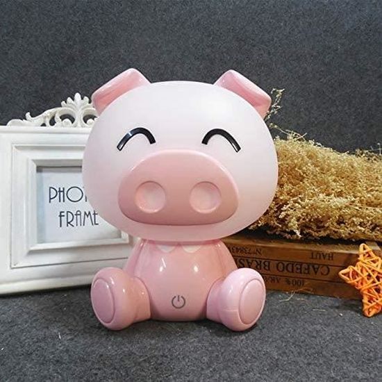 Veilleuse LED Cerf Cartoon – Lampe De Chevet Mignonne Pour Enfant Ou Déco Maison (Beige)