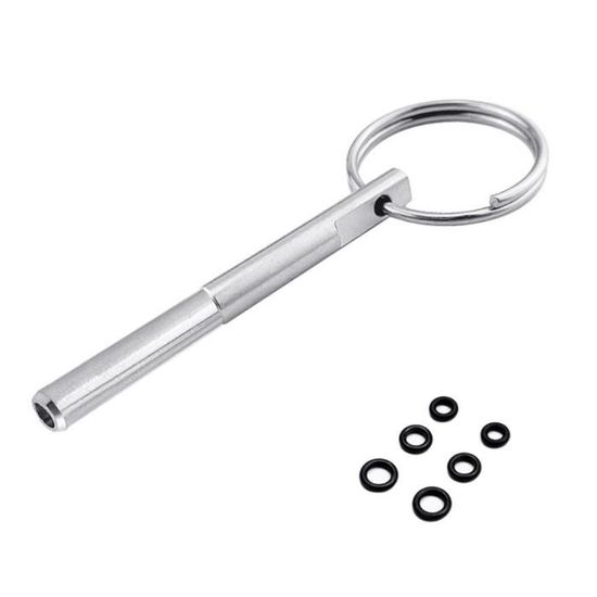 Clé à Tête Ovale Pour Machine à Café Jura - 21 Joints Inclus - Acier Inoxydable - Porte-Clés