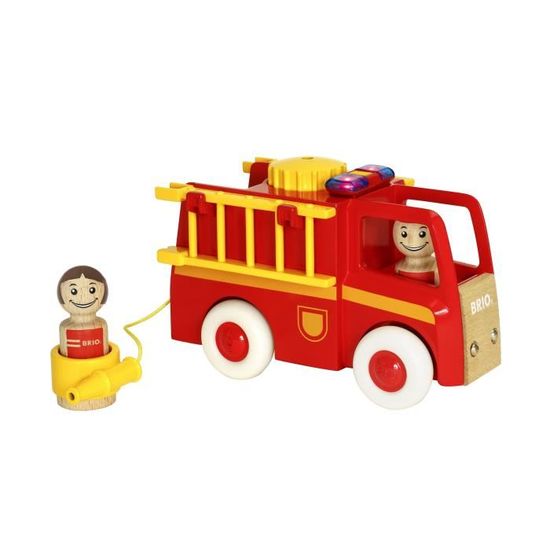 BRIO - My Home Town - Camion De Pompier Son Et Lumiere - Jouet en bois