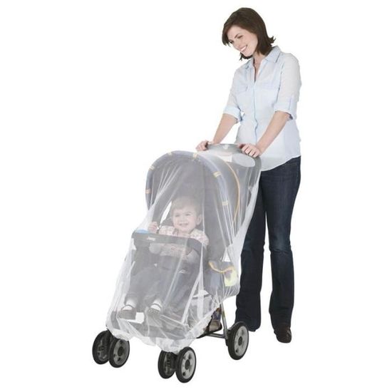 Moustiquaire Double Poussette YAZHUQ | Maille Anti-insectes | Protection UV