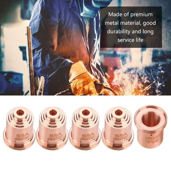 5 Buses De Coupeur Plasma Référence 220930 - Pour Machine MAX65, Coupe Acier, Inox, Aluminium, Cuivre